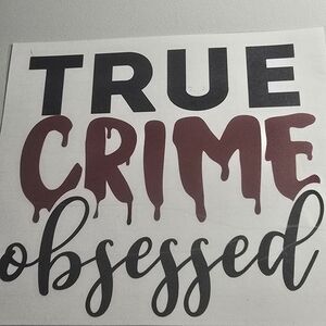 True Crime Obsessed Wall Art